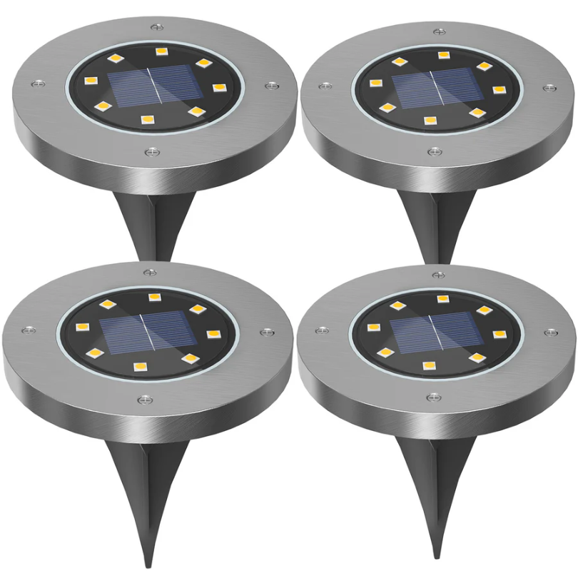 Weerbestendige zonnelamp, milieuvriendelijke, stijlvolle tuinverlichting, ideaal voor terrassen en paden.