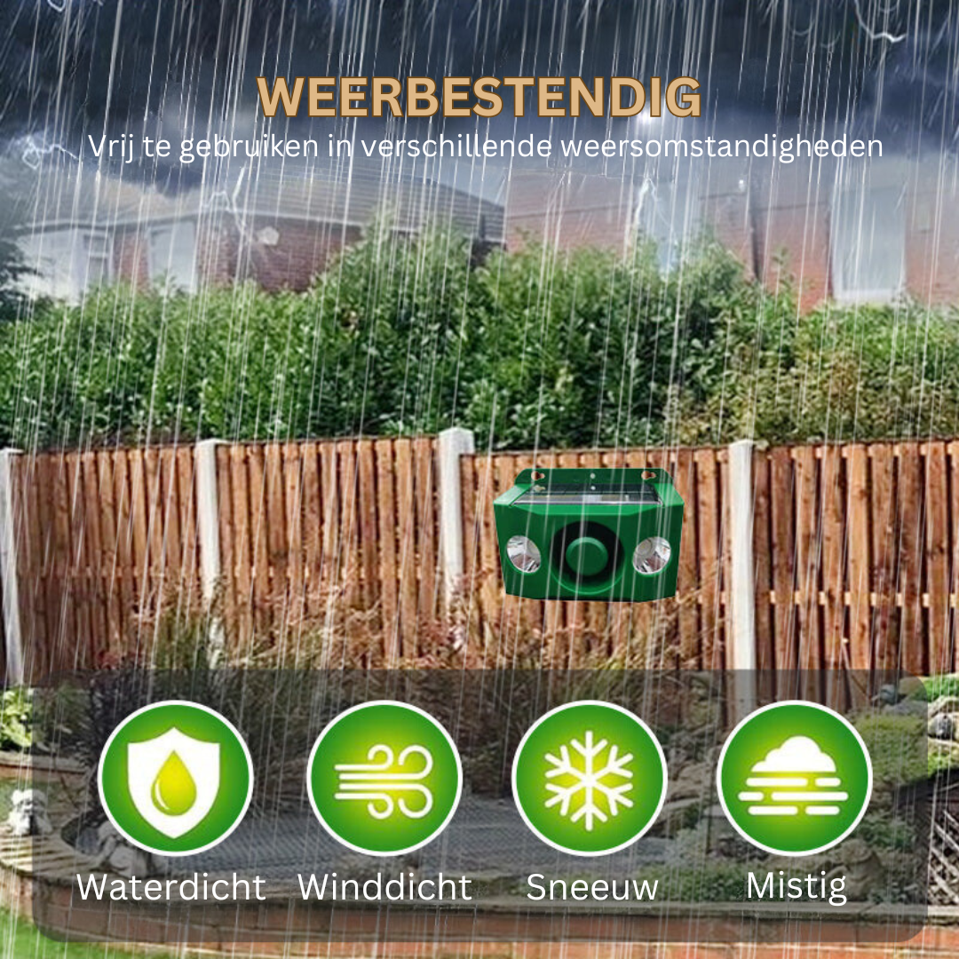 Overzicht van WildGuard, de ultieme dierenafschrikker. Uw complete oplossing voor diervriendelijke tuinafscheiding.