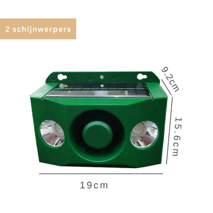 Meerdere WildGuard apparaten. Creëer een complete, zonne-energie tuinafscheiding voor maximale dierenafweer.