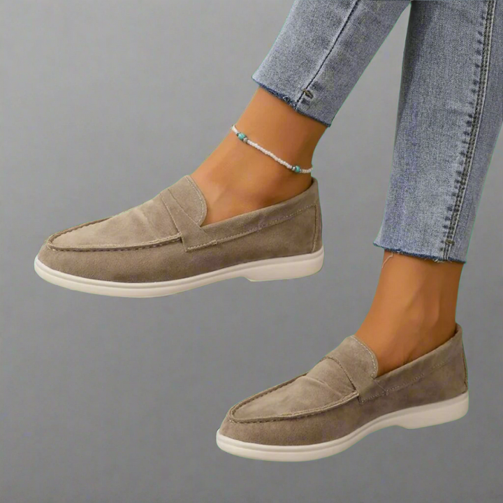 Matilda loafers, comfortabele damesslippers, élégant design, antislipzool