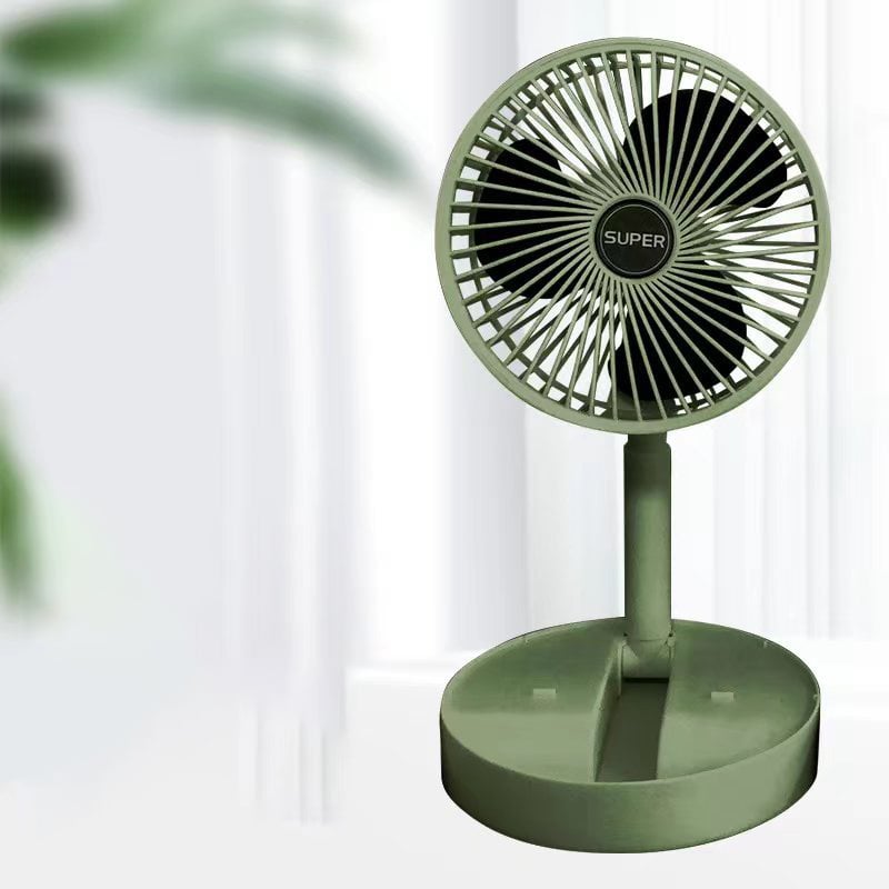 Handige compacte WindBlazer USB ventilator, opvouwbaar en draagbaar, voor directe verfrissing thuis, op reis of buiten.