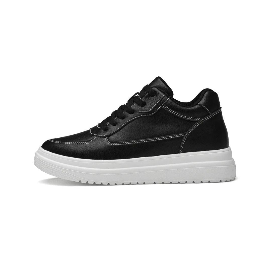 Casual verhoogde herensneakers, perfect voor streetwear. Comfortabele schoenen met onzichtbare zool voor extra lengte.