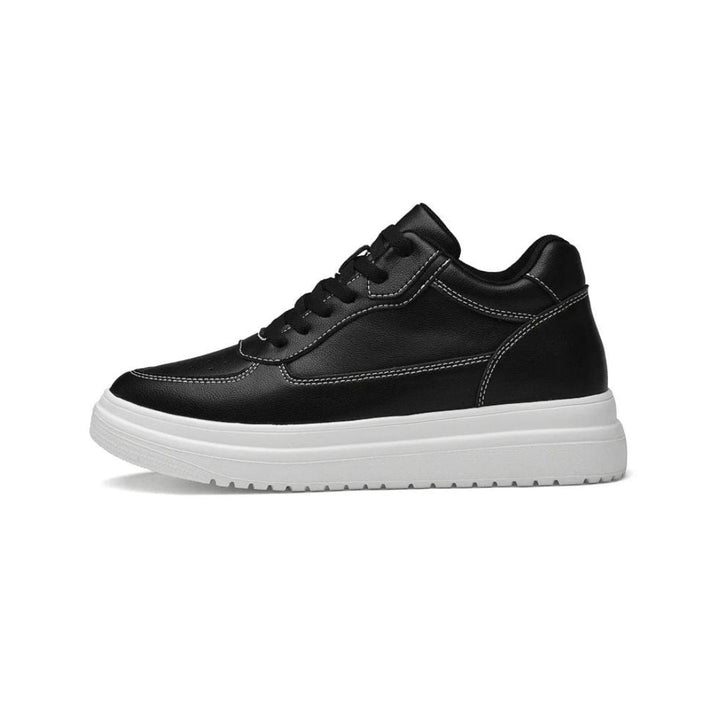 Casual verhoogde herensneakers, perfect voor streetwear. Comfortabele schoenen met onzichtbare zool voor extra lengte.