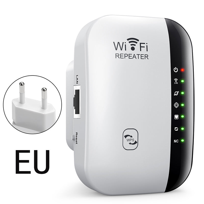 Compacte wifi-signaalversterker met groot bereik en hoge snelheid, ideaal voor thuis of op kantoor, voor geoptimaliseerde wifi