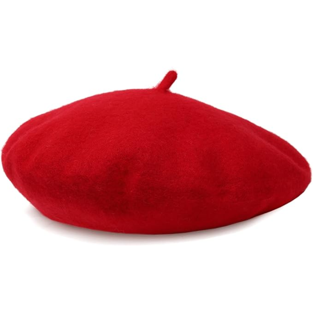 Wollen baret, tijdloos design, in elegante kleur, van zachte wol voor warme winterdagen.