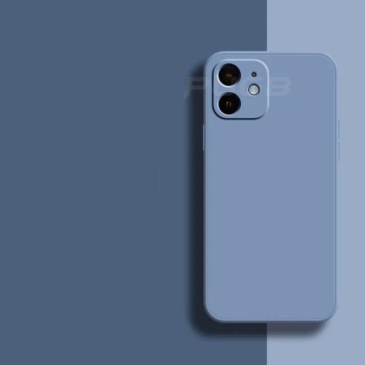 Schokbestendig siliconen iPhone hoesje voor de 11, 12, 13 series, beschermt tegen vallen en stoten.