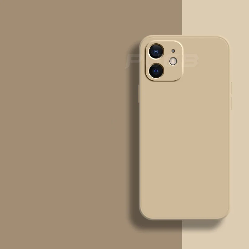 Stijlvol siliconen iPhone hoesje, ideaal voor dagelijks gebruik met je iPhone 11, 12 of 13.
