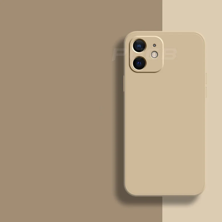 Stijlvol siliconen iPhone hoesje, ideaal voor dagelijks gebruik met je iPhone 11, 12 of 13.
