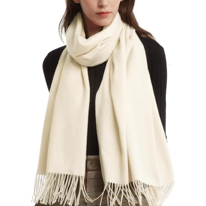 Stijlvolle Eleanor pashmina sjaal; veelzijdige dames sjaal met zachte textuur, elegant cadeau vrouw.