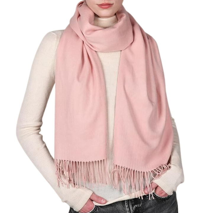 Luxe Eleanor pashmina sjaal; trendy dames omslagdoek, ideaal als winter sjaal en stola.