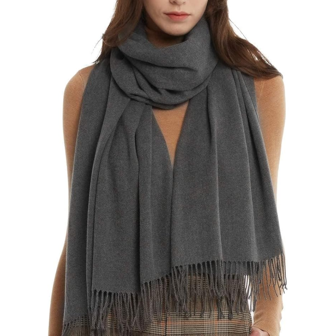 Eleanor pashmina sjaal; comfortabele en zachte dames sjaal, perfect als elegant mode accessoire.