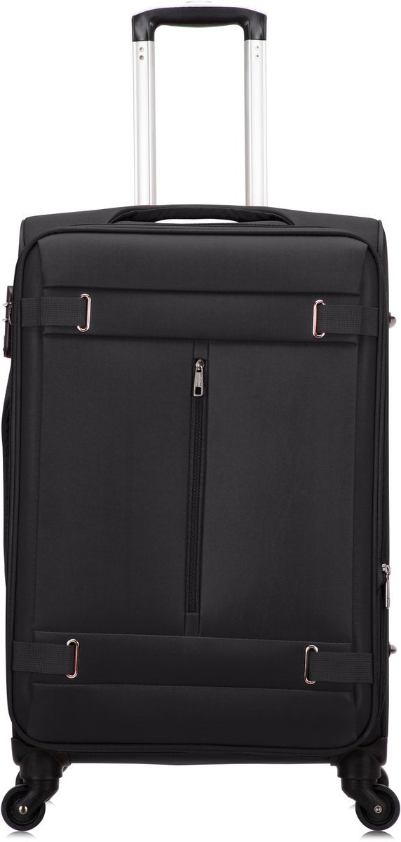Valencia zachte reiskoffer, de perfecte lichtgewicht reisbagage met 360° wielen en TSA-slot.