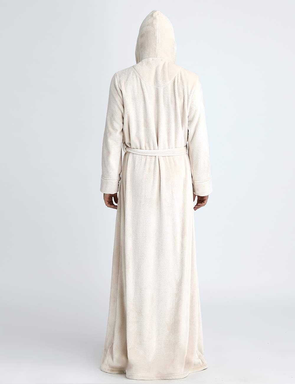 Duurzame uniseks fleece badjas met capuchon, zacht, warm en langdurig comfort.