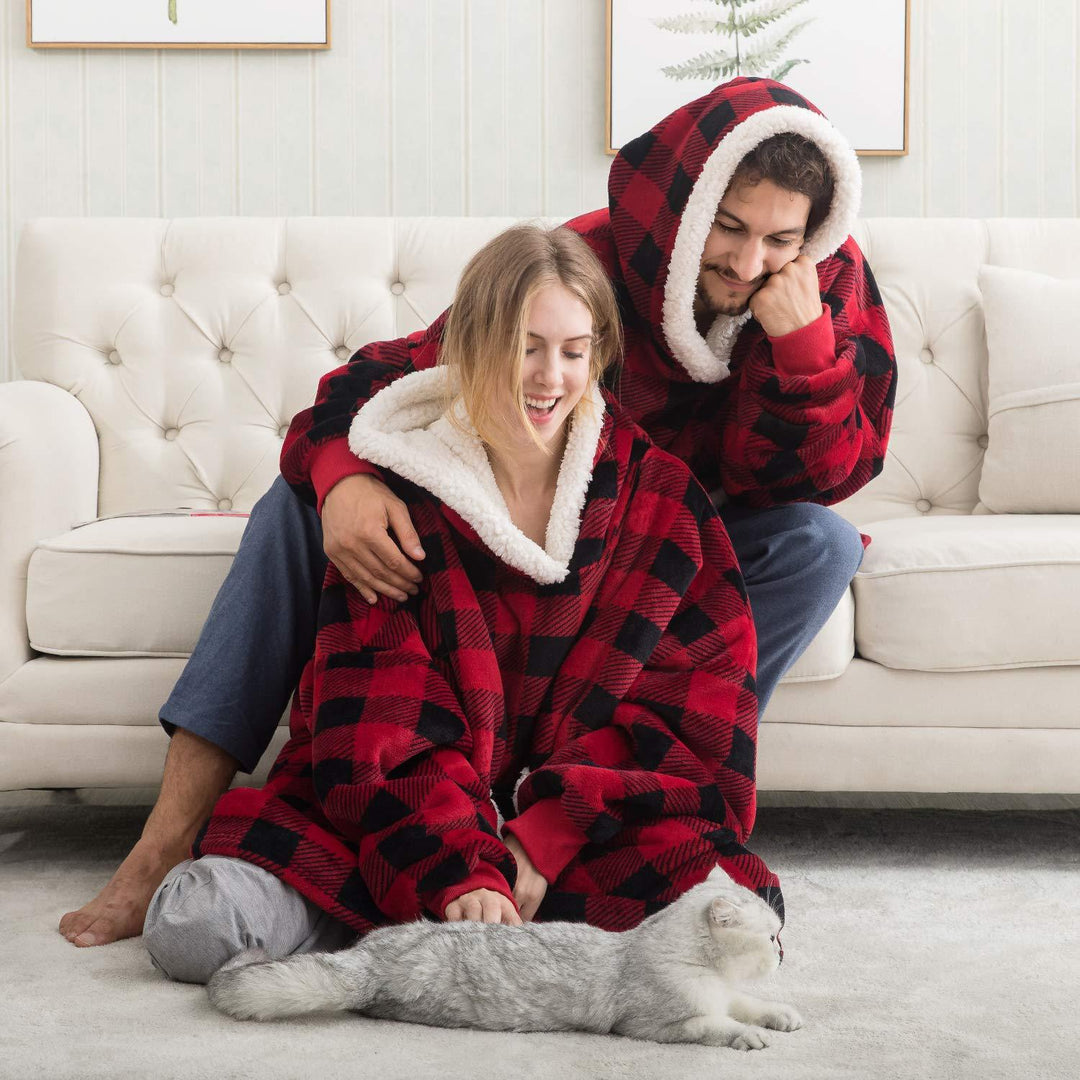 Oversized sweatshirt deken, perfect voor ontspanning, dames & heren.