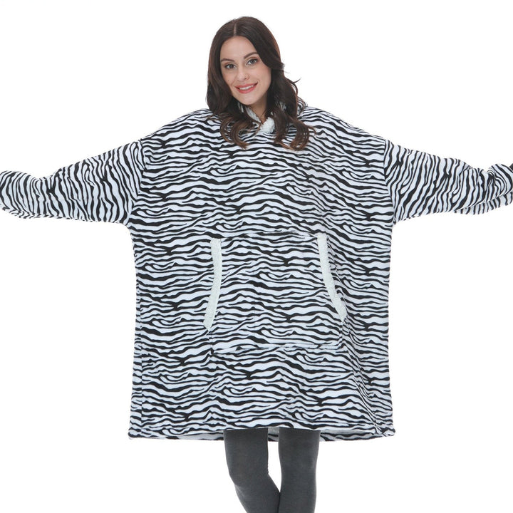 Comfortabele unisex hoodie deken voor alle seizoenen, thuis.
