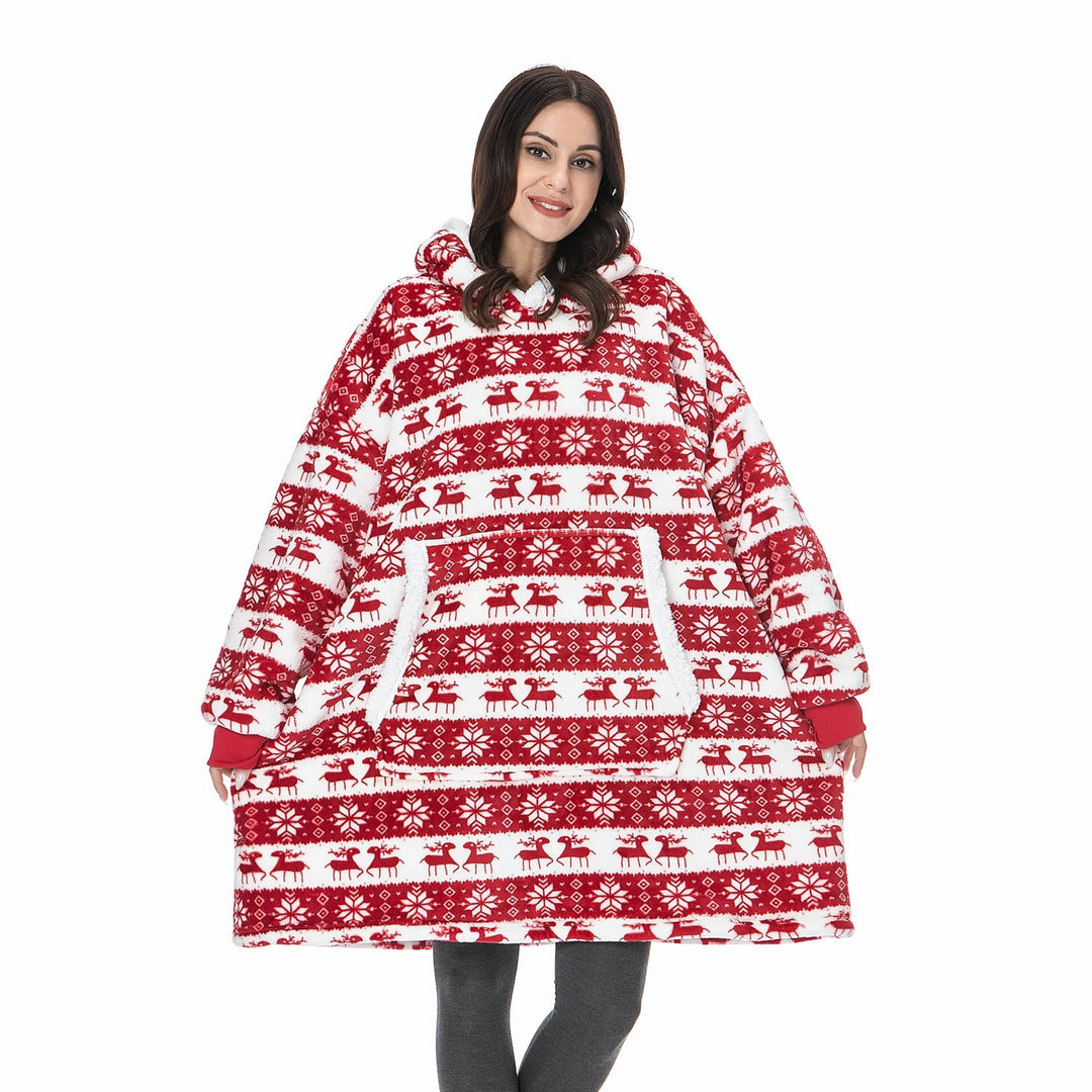 Oversized hoodie deken, jouw warmte en comfort buddy voor thuis.