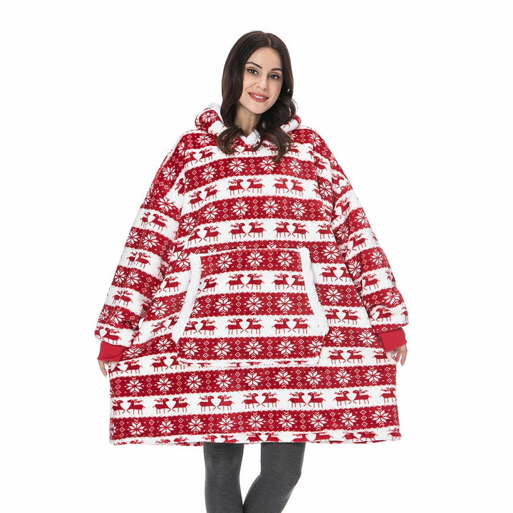 Oversized hoodie deken, jouw warmte en comfort buddy voor thuis.