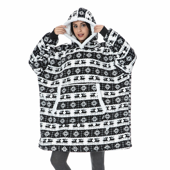 Cadeau tip: Unisex hoodie deken voor knusse avonden met warmte.