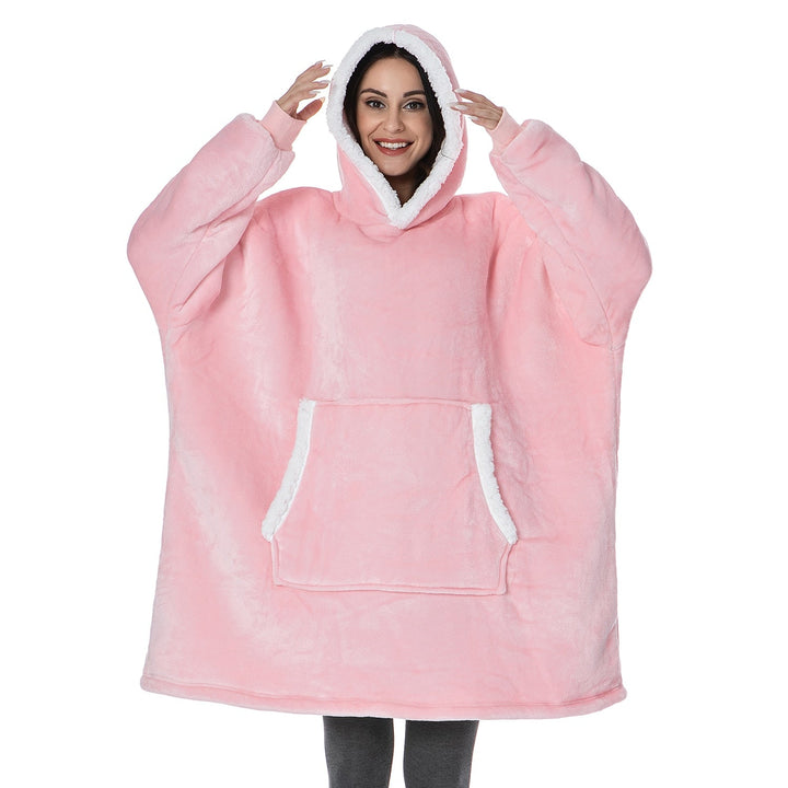 Dames oversized hoodie deken, heerlijk warm en zacht voor ontspanning.
