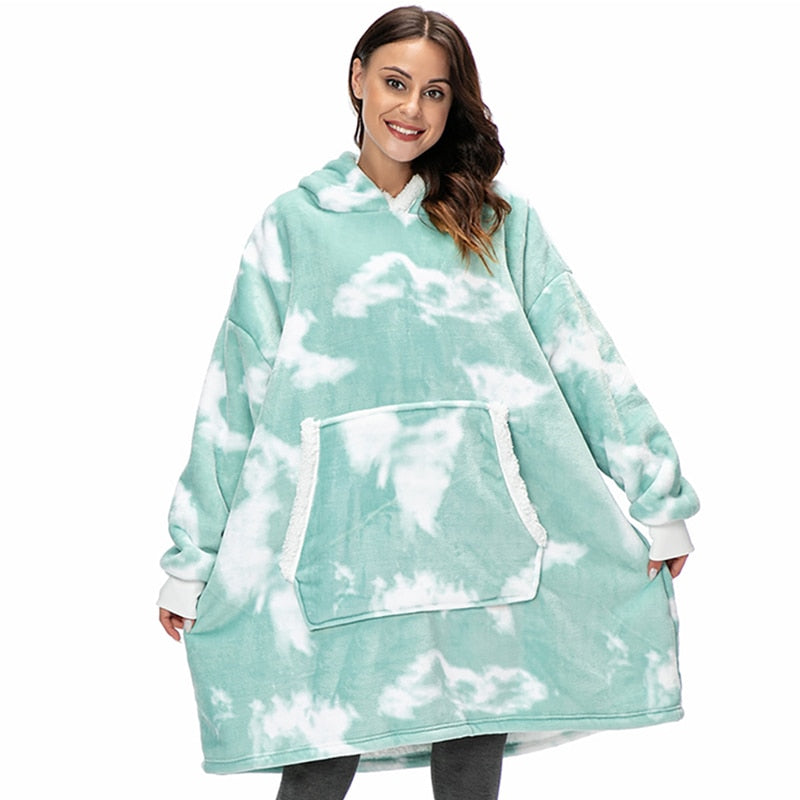 Heren comfortabele sweatshirt deken, perfect voor relaxte dagen thuis.