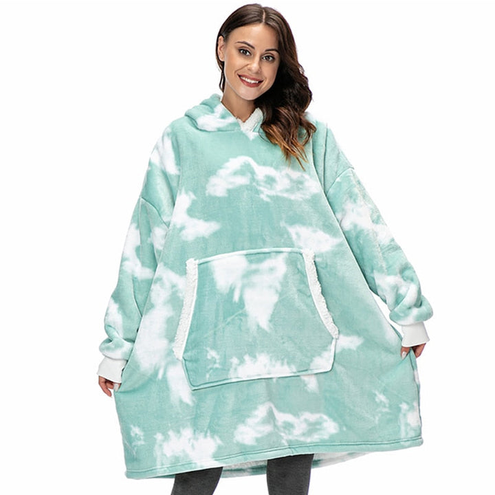 Heren comfortabele sweatshirt deken, perfect voor relaxte dagen thuis.