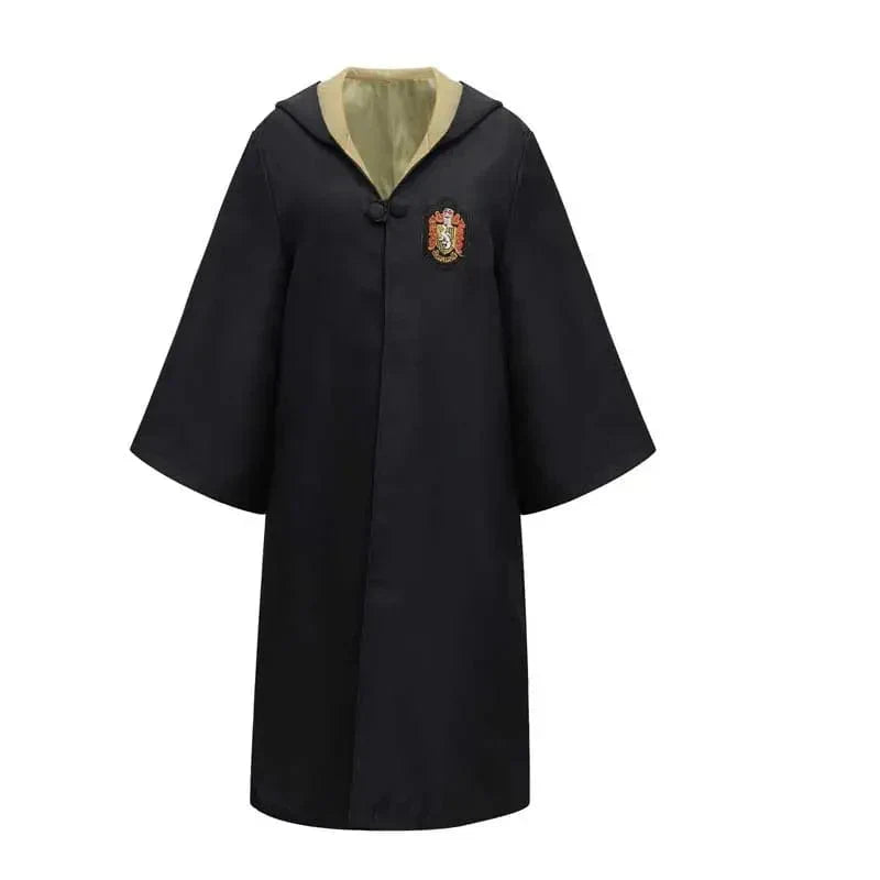Toverkostuum voor kinderen: Elegante cape, sjaal, bril, toverstaf; perfect voor magische rollenspellen en avonturen.