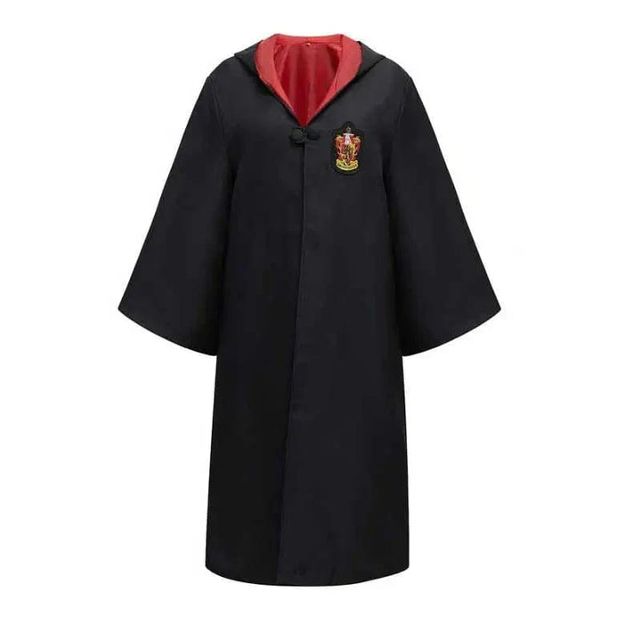 Toverkostuum voor kinderen: Elegante cape, sjaal, bril, toverstaf; perfect voor magische rollenspellen en avonturen.