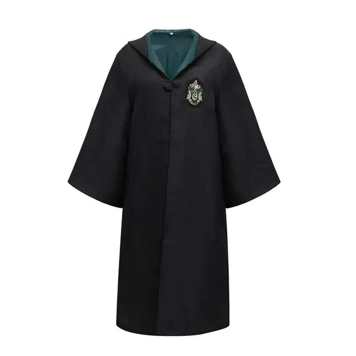Toverkostuum voor kinderen: Elegante cape, sjaal, bril, toverstaf; perfect voor magische rollenspellen en avonturen.