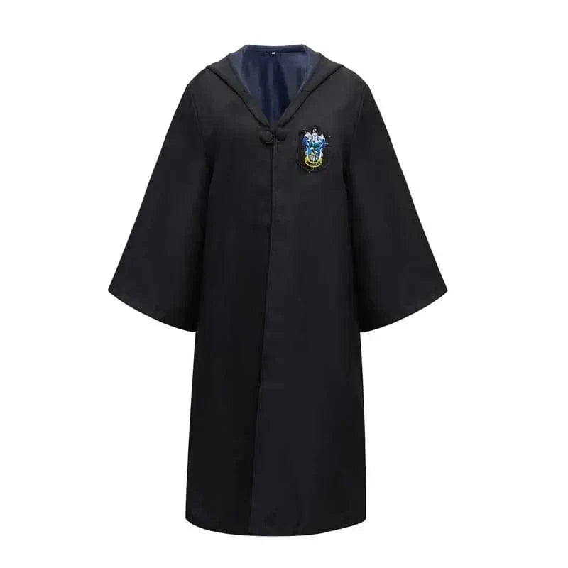 Toverkostuum voor kinderen: Elegante cape, sjaal, bril, toverstaf; perfect voor magische rollenspellen en avonturen.