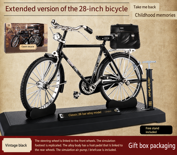 Zelfbouw ClassiCycle fietsmodel, een gedetailleerd constructiespeelgoed voor modelbouw liefhebbers van alle leeftijden.