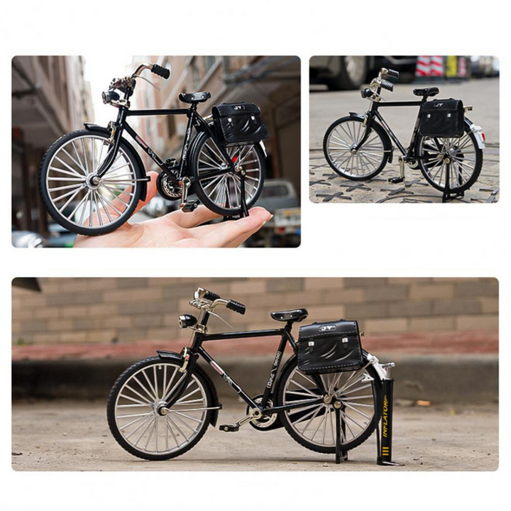 Knutselset ClassiCycle fiets, een doe-het-zelf speelgoed dat nostalgie en technische bouwvaardigheden combineert.