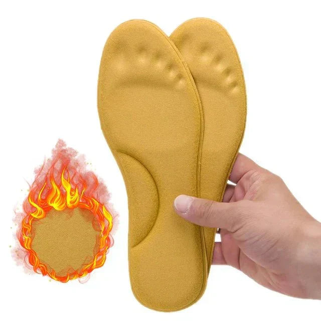 Warmte en comfort: zelfverwarmende thermische inlegzolen voor elke schoen.