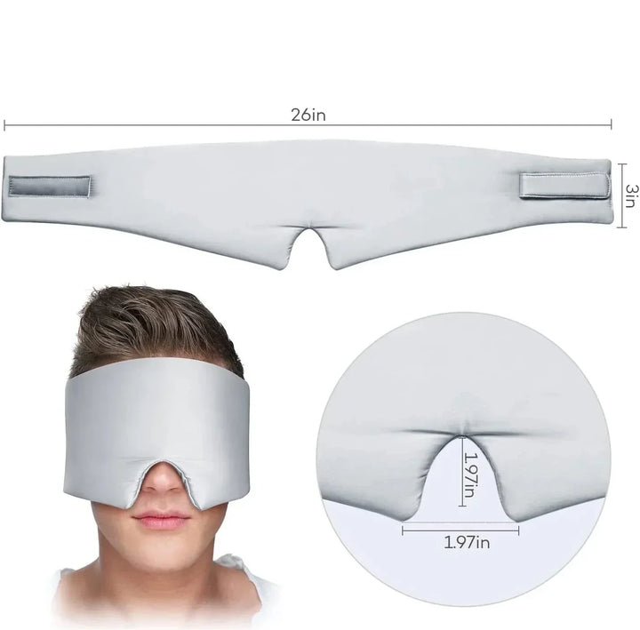Zacht moerbei zijden slaapmasker; ultiem slaapcomfort en ontspanning thuis.