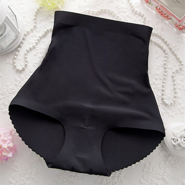 Dames body shaper, zwart, voor een strakke taille en figuurvormend effect onder diverse kledingstukken.