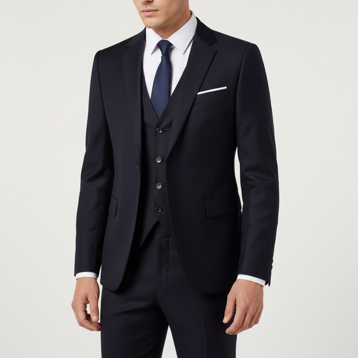 Modern herenpak Frederik in slimfit design, voor een scherpe en modieuze look.