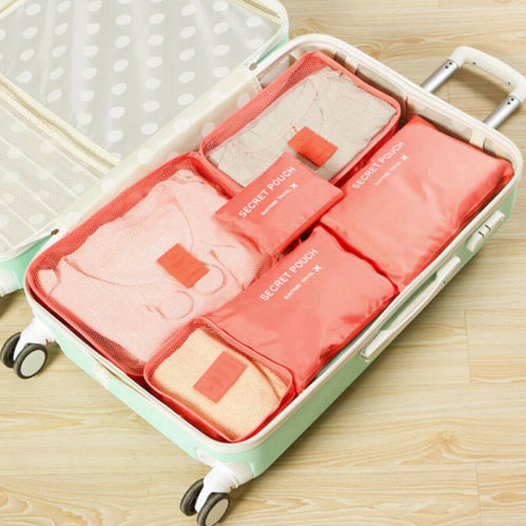 Waterdichte bagage inpak kubussen voor extra bescherming van je spullen.