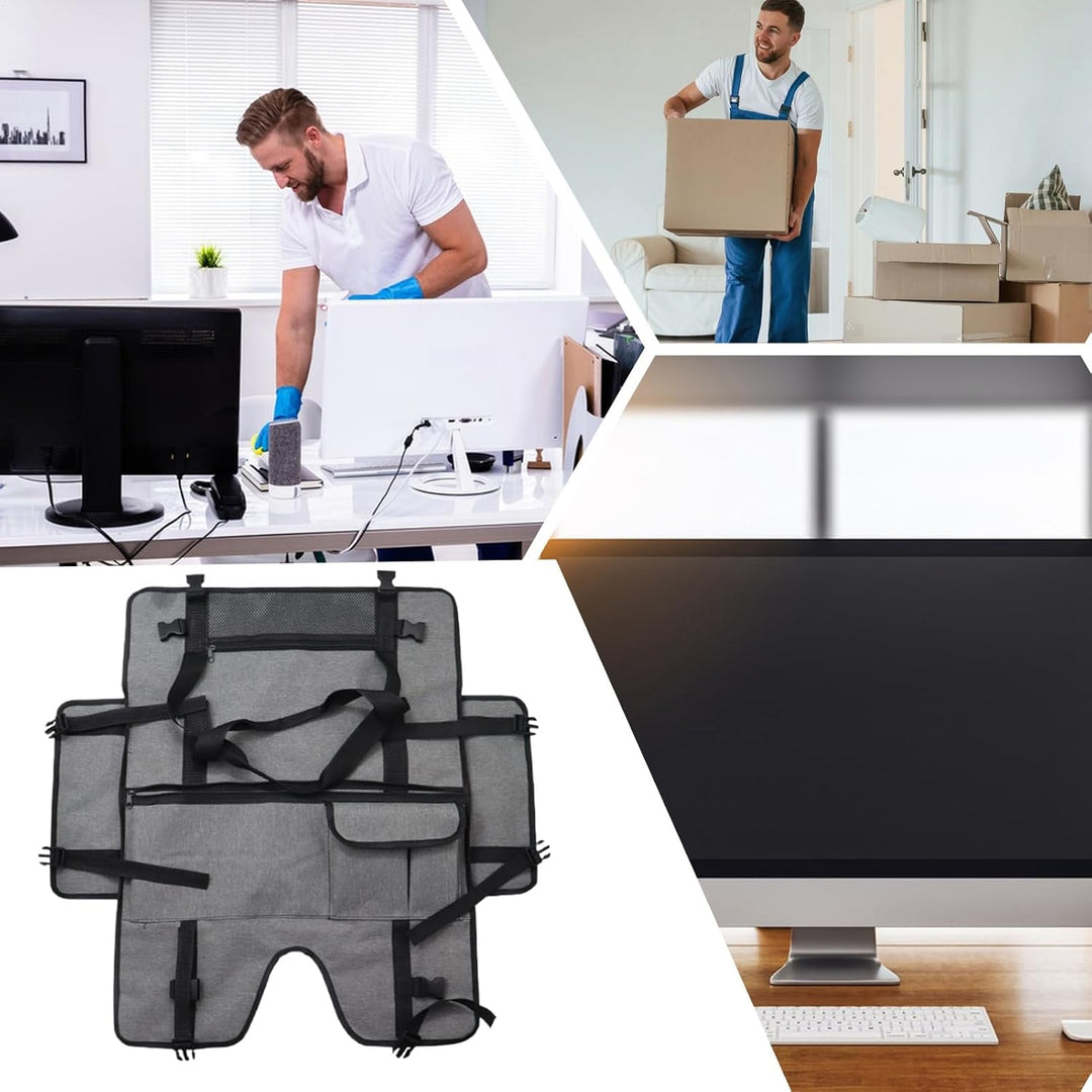 Robuuste laptopaccessoire monitorhoes, beschermt je display tegen krassen en stoten, grijs.
