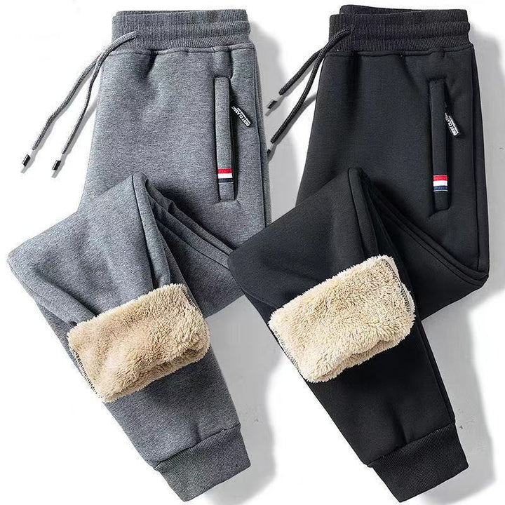 Zwarte Heren Warme Thermobroek voor ultiem comfort. Ideaal als isolerende sportbroek of casual winterkleding.