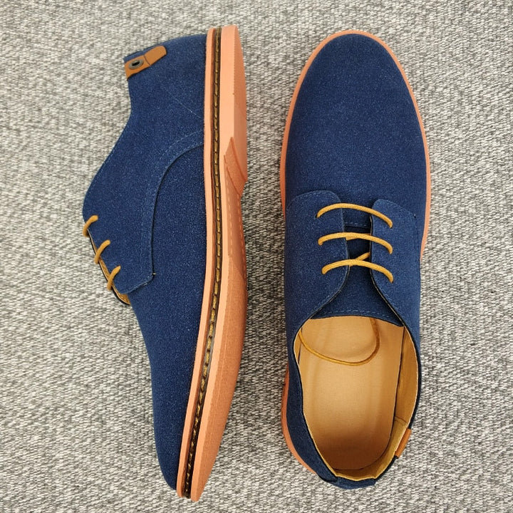 Elegante bruine leren Oxford herenschoenen, comfortabel en tijdloos voor dagelijks gebruik of kantoor.