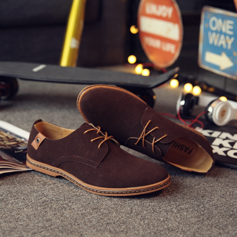 Klassieke lederen heren Oxford schoenen, ideaal voor een chique en tijdloze herenmode look.
