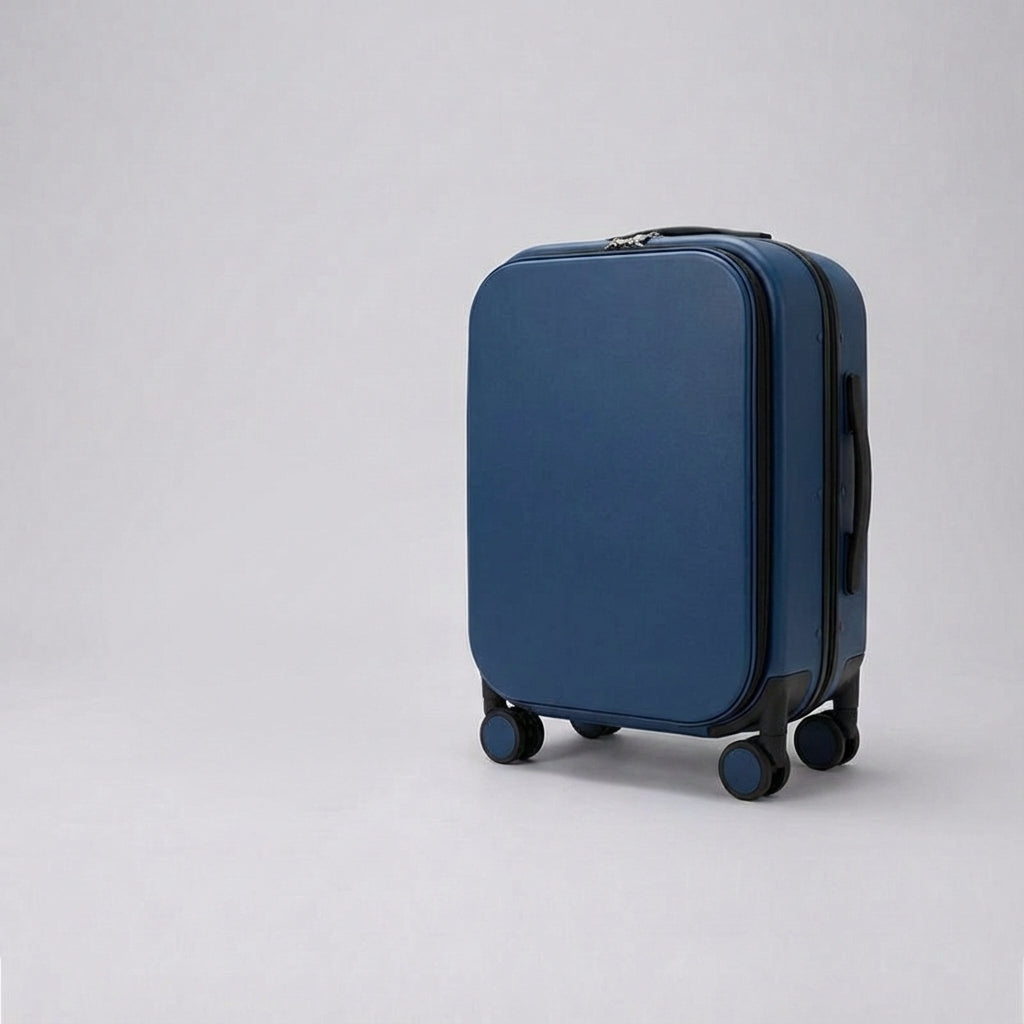 Premium Navisphere reiskoffer met stille 360 graden spinnerwielen, voor een comfortabele reiservaring.