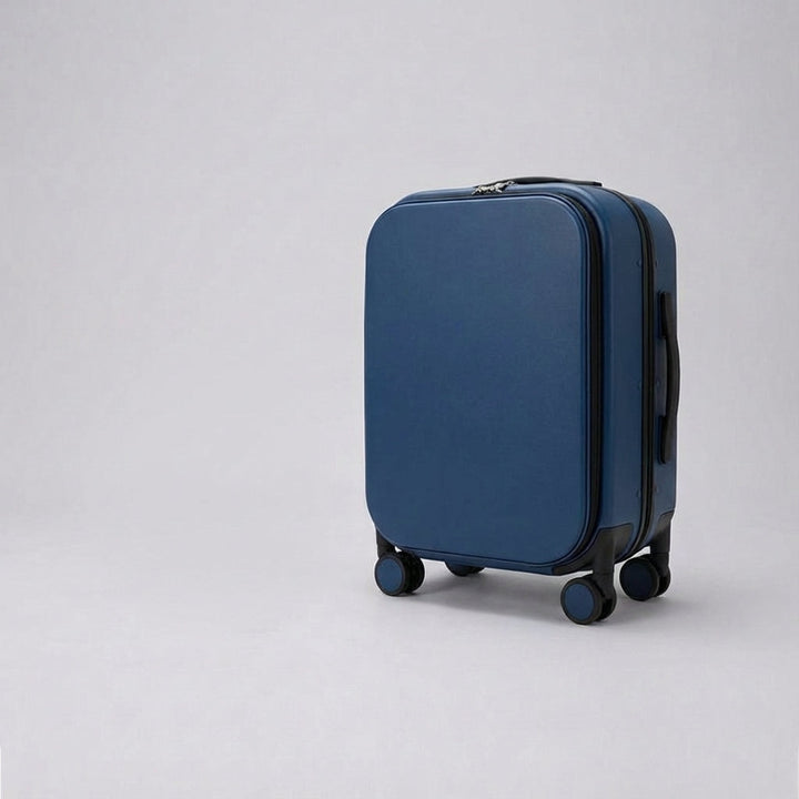 Premium Navisphere reiskoffer met stille 360 graden spinnerwielen, voor een comfortabele reiservaring.