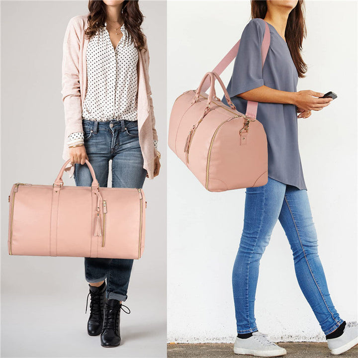 Slimme kleding organizer, opvouwbaar en compact van design, perfect voor efficiënte bagage en reisaccessoires.