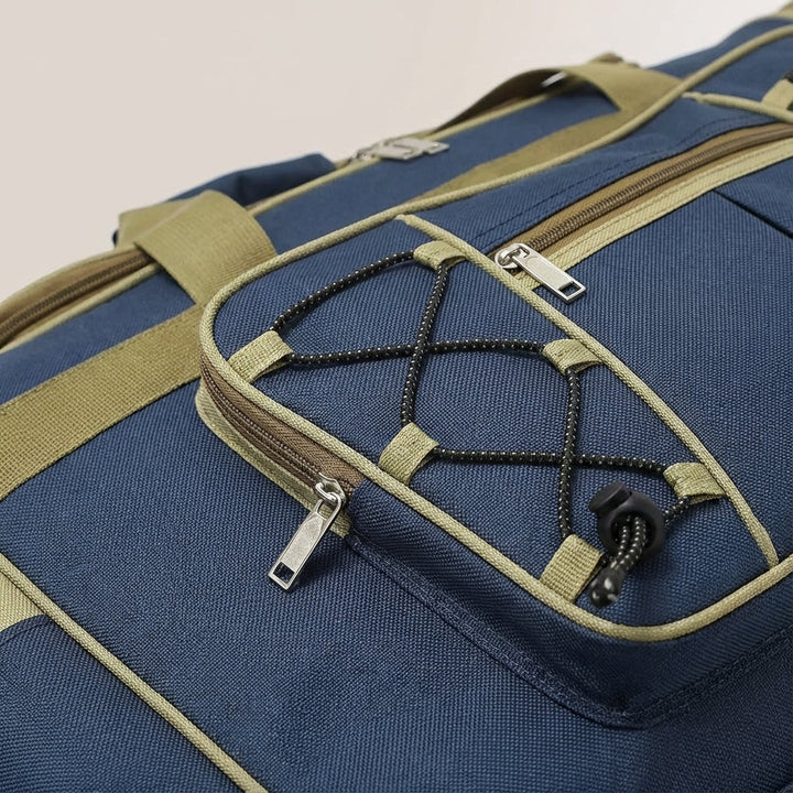 Duurzame Oxford opvouwbare reistas PackLiteX met ruime capaciteit, perfect voor vakantie, sport of avontuur.