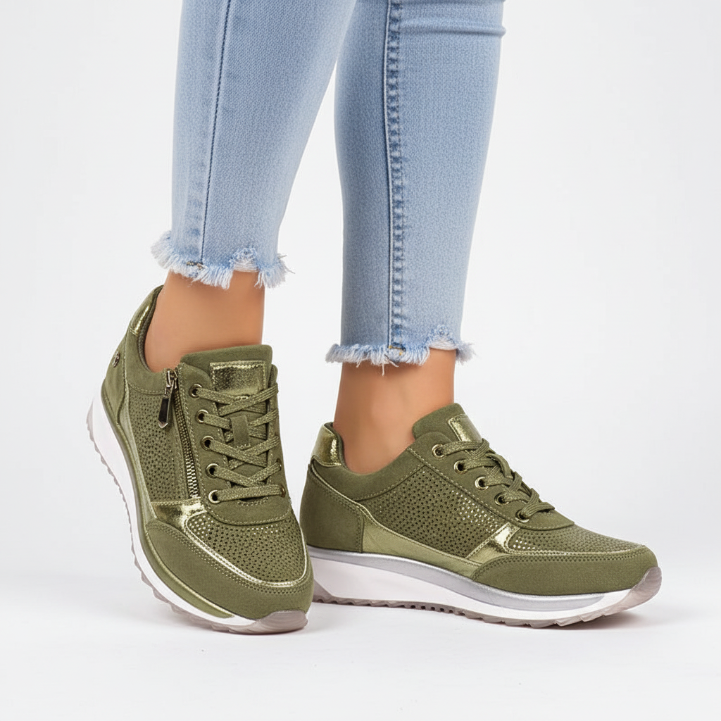 Trendy orthopedische sneakers voor dames, perfect voor dagelijks gebruik en een pijnvrije ervaring.