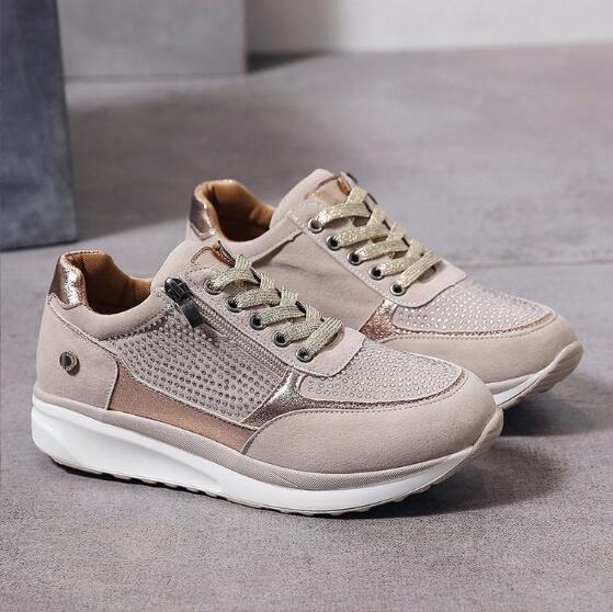 Casual dames wandel schoenen, orthopedisch ontwerp voor maximale ondersteuning en comfort.