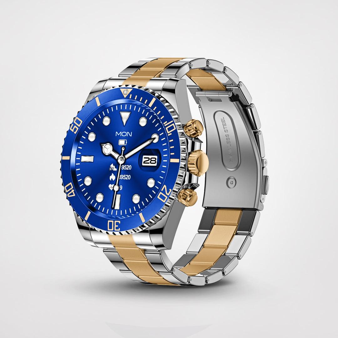 IP67 waterdichte PowerFit smartwatch, ideaal als activity tracker tijdens sport en outdoor activiteiten, met stappenteller.