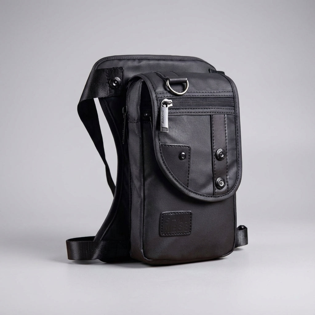 Unisex CrossGrip dijtas met meerdere ritsvakken als handige organizer, ideaal voor veilige opslag op reis.