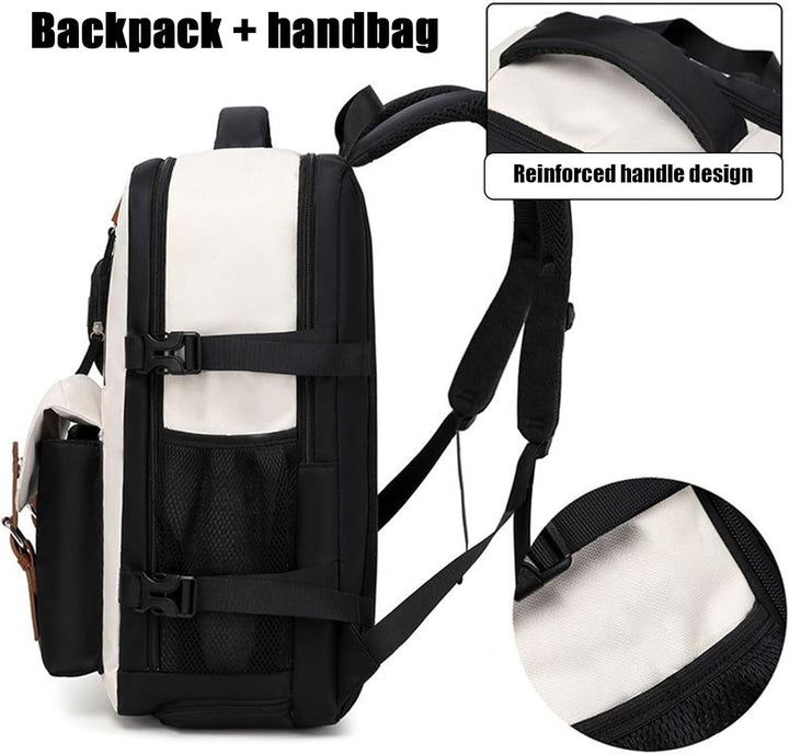 Unisex waterdichte rugzak met verstelbare banden, perfect voor woon-werkverkeer of als outdoor bagage.