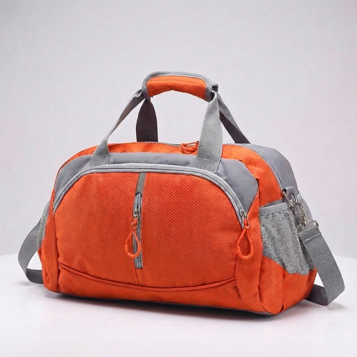 Duurzame zwarte sporttas, waterafstotende weekendtas, ideaal als handbagage voor elk avontuur.